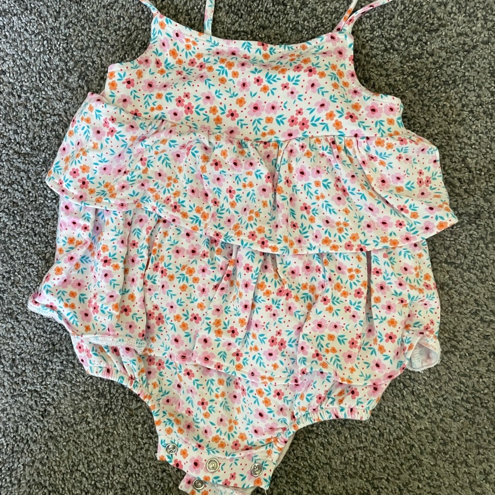 Posh Peanut Bubble Romper Dress 12-18 month